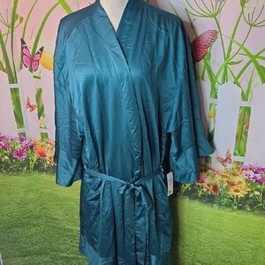 INC International Concepts Teal Women's Robe In XXL